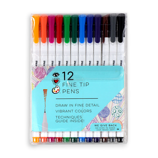 12 Fine Tip Pens