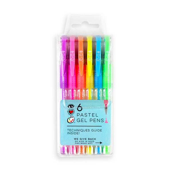 6 Neon Gel Pens