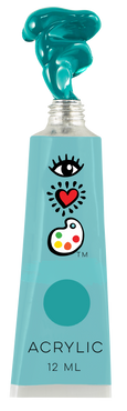 12 Acrylic Paint Tubes