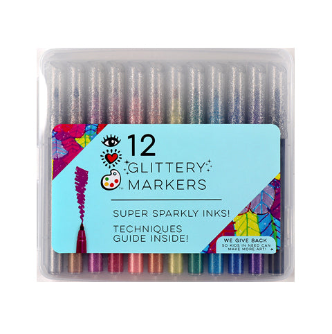 GLITTERY MARKERS