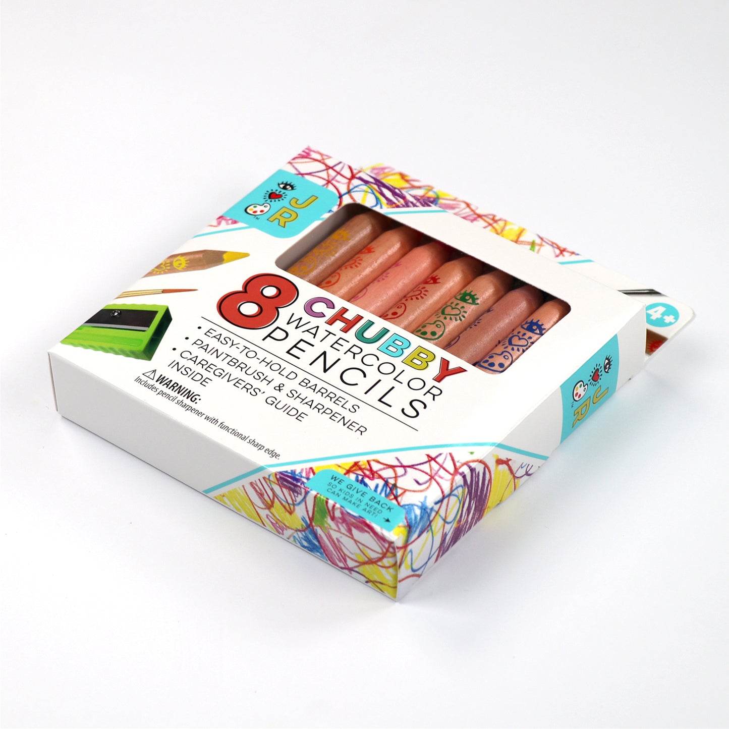 JR 8 Chubby Watercolor Pencils