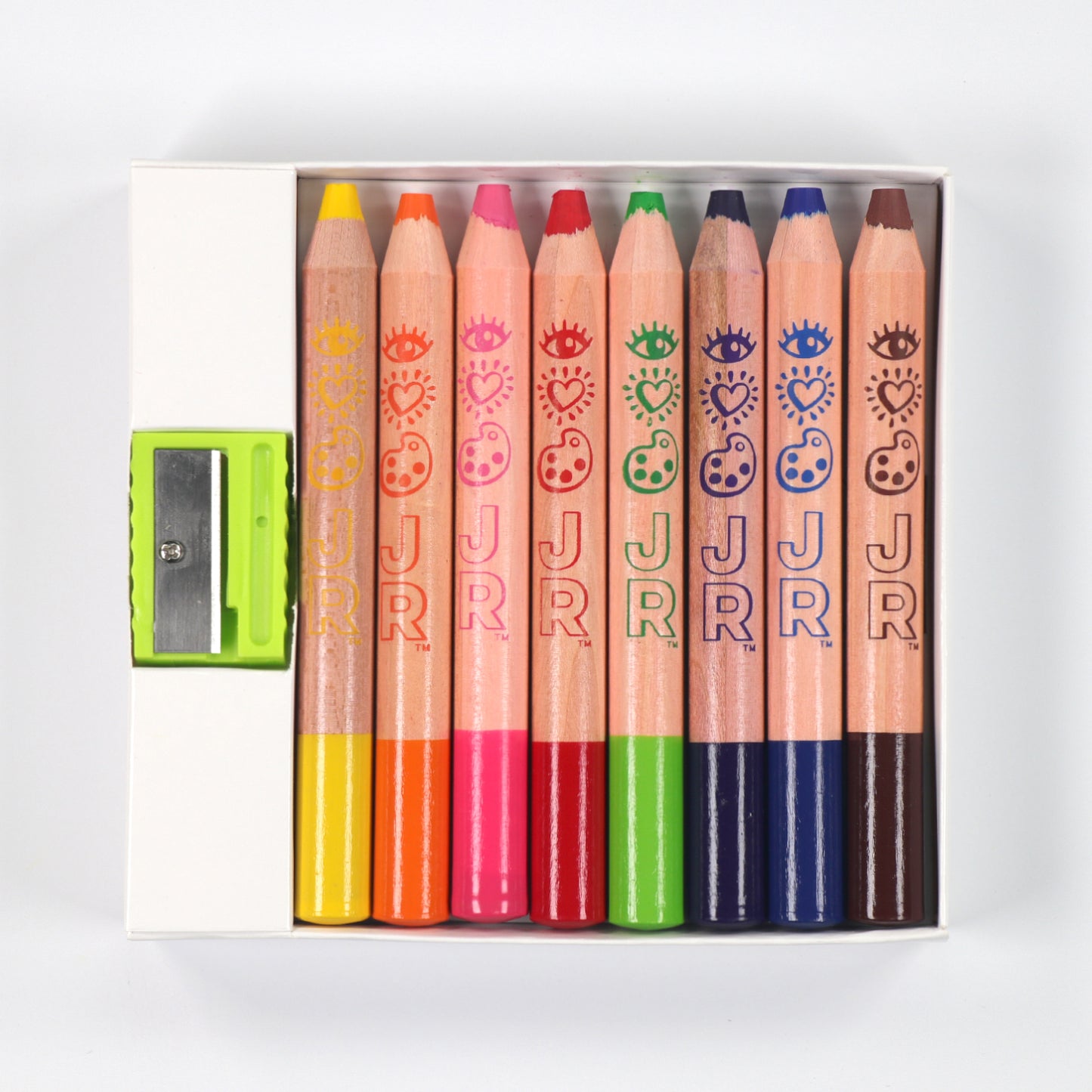 JR 8 Chubby Watercolor Pencils
