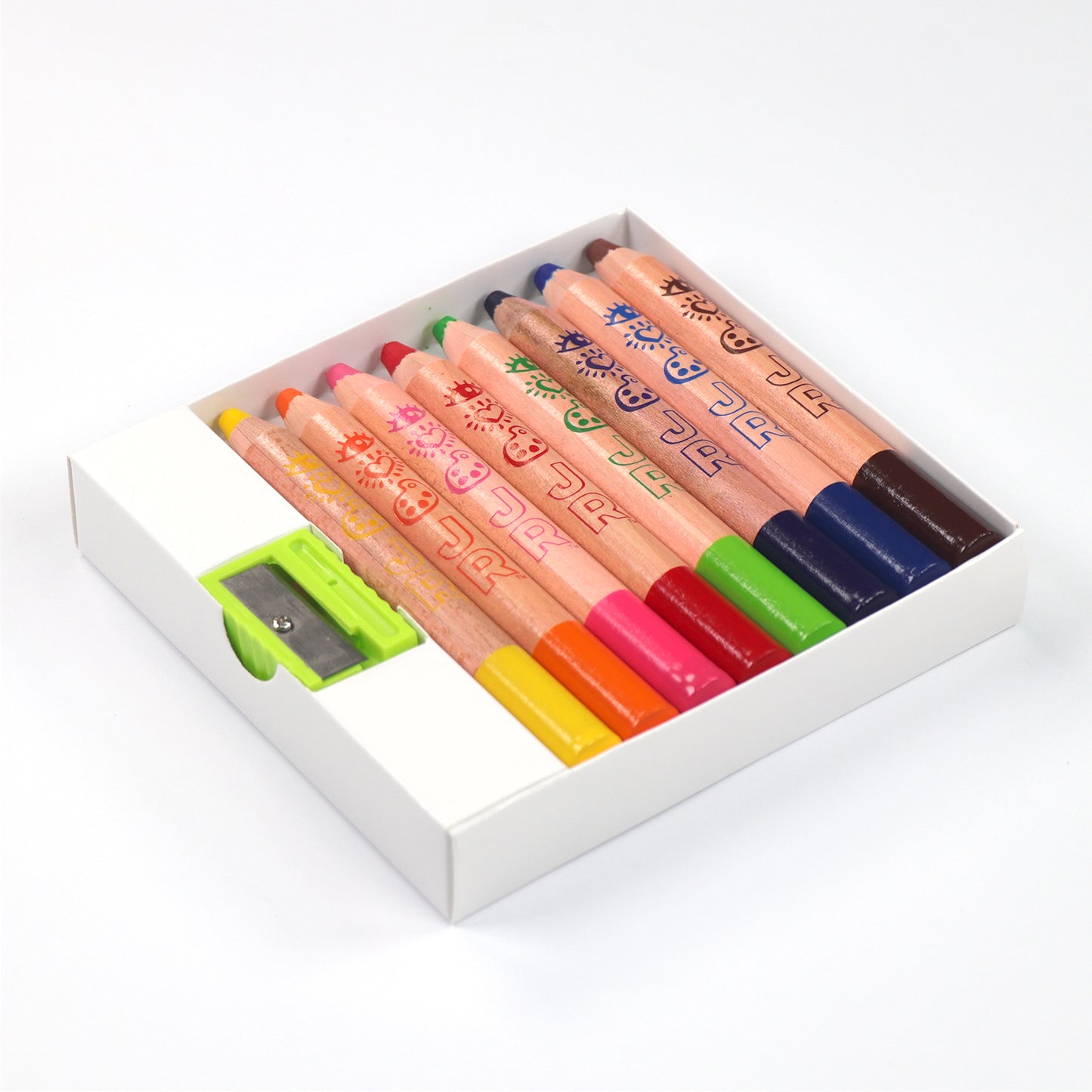 JR 8 Chubby Watercolor Pencils