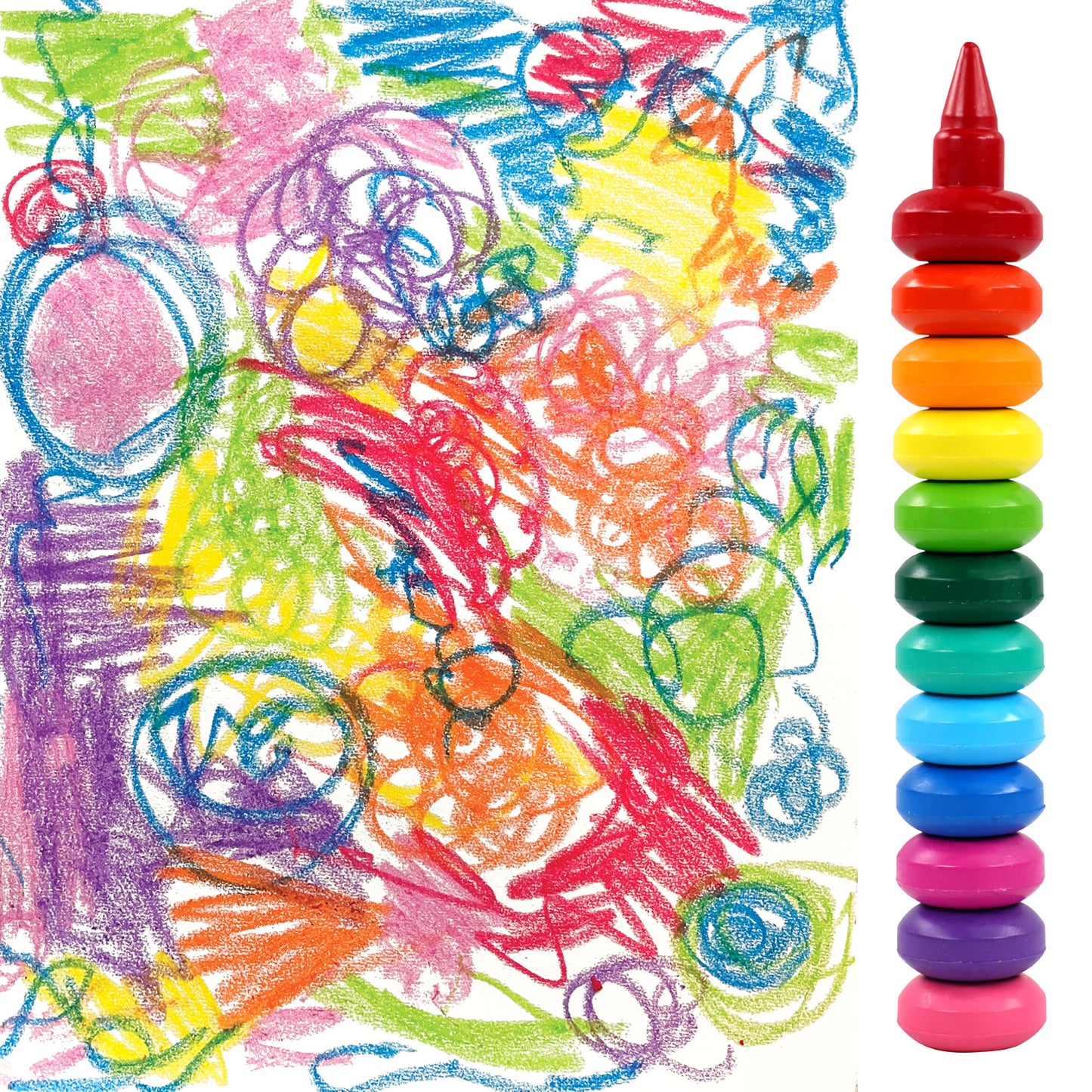 JR 12 Finger Crayons
