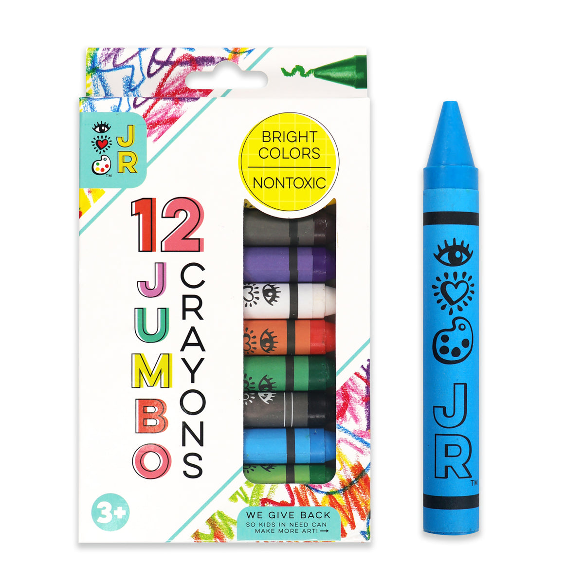 JR 12 Jumbo Crayons – iheartartsupplies