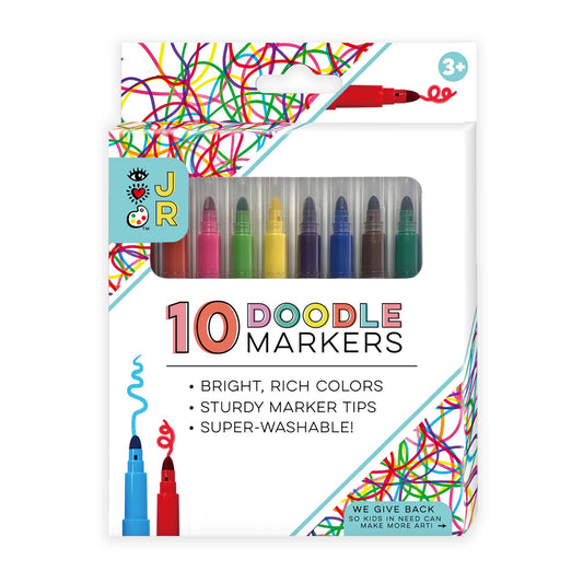 JR 10 Super Washable Doodle Markers