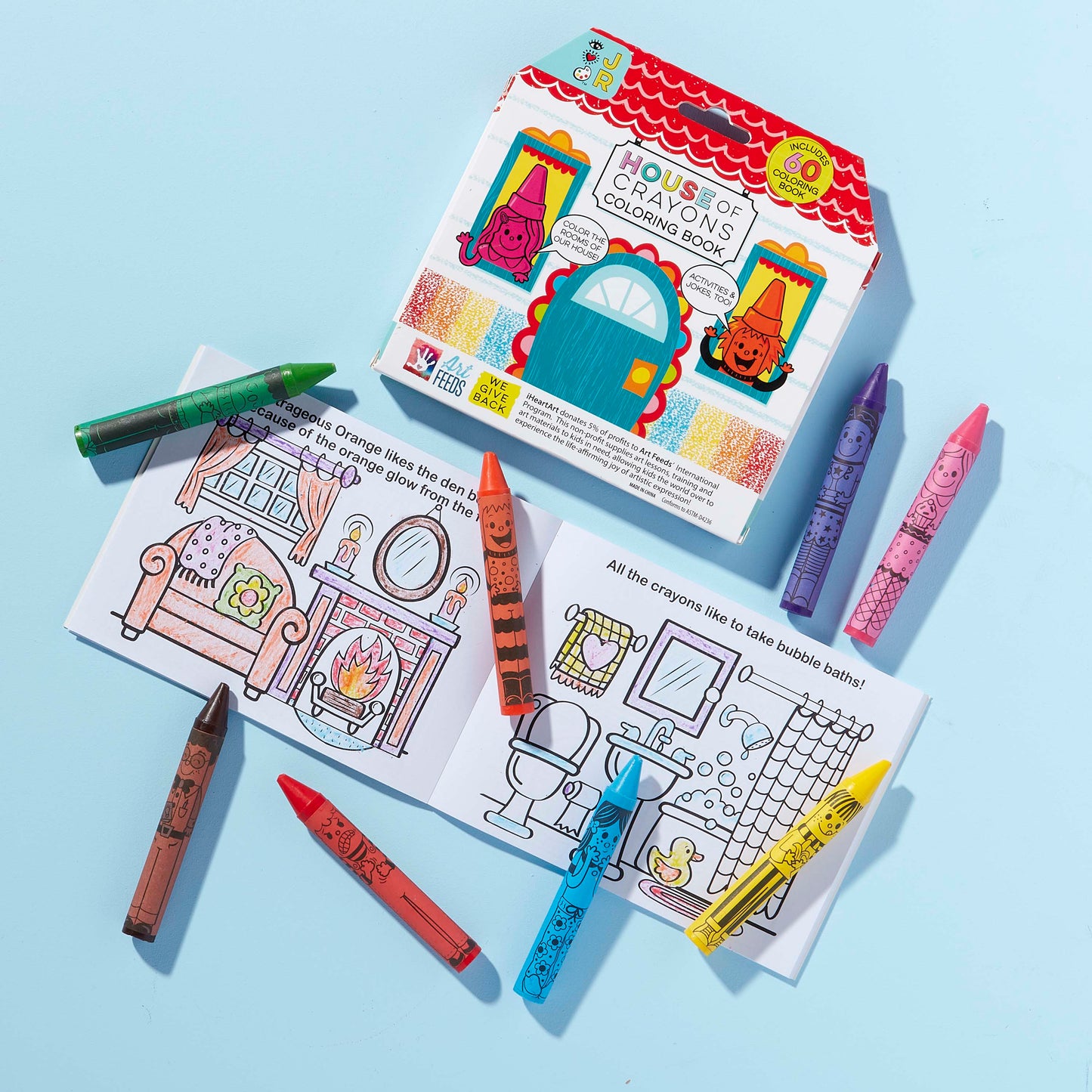 JR House of Crayons- w/coloring book