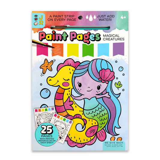 iHeartArt JR Paint Pages - Magical Creatures – Paint mythical creatures in a creative art book.