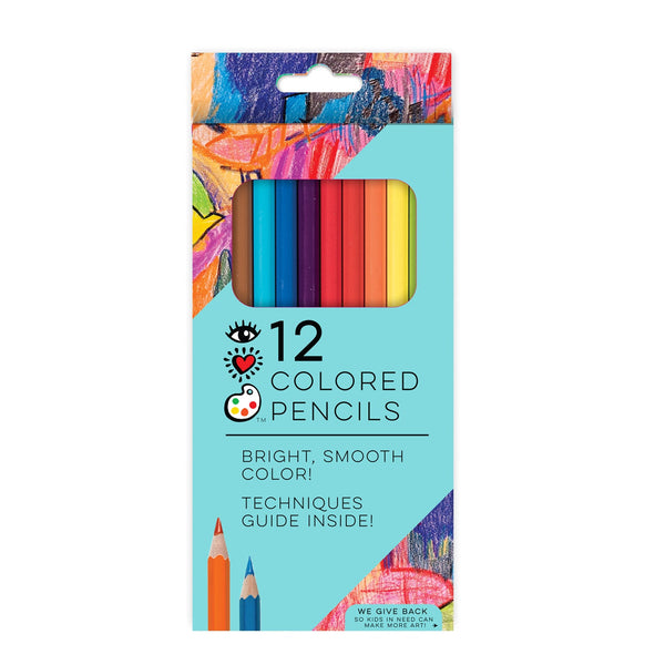 iHeartArt 12 Colored Pencils – A smaller set of essential colored pencils.