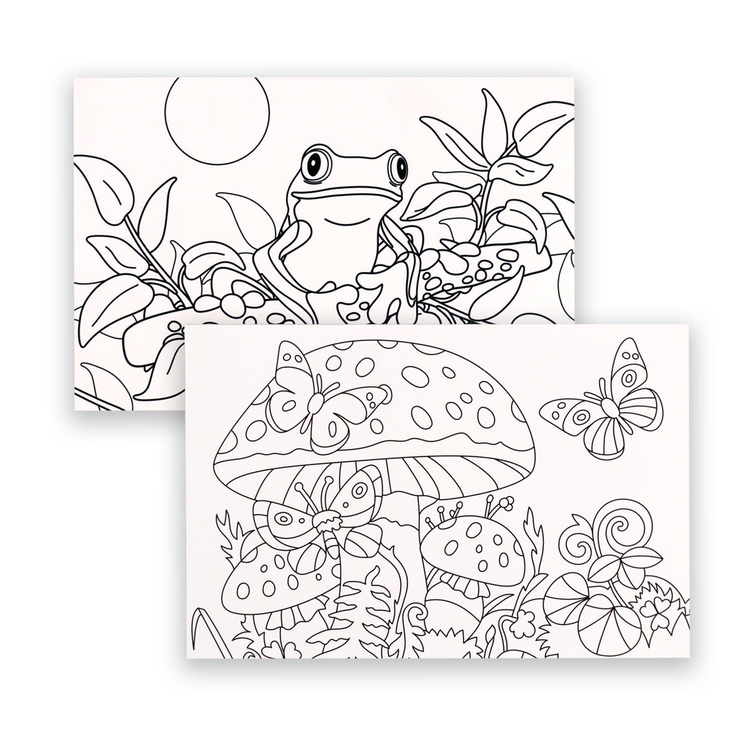 iHeartArt 24 Colored Pencils – A complete set of coloring pages.