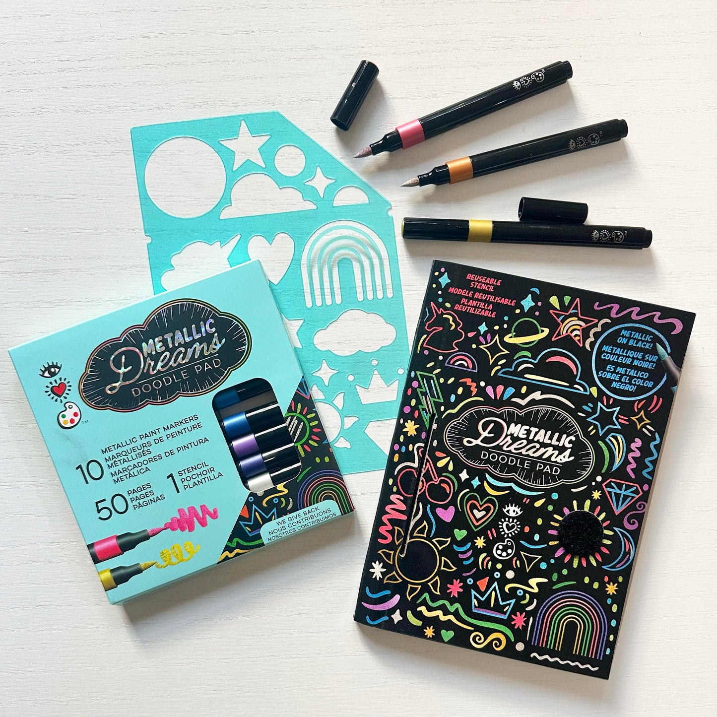 Metallic Dreams Doodle Pad
