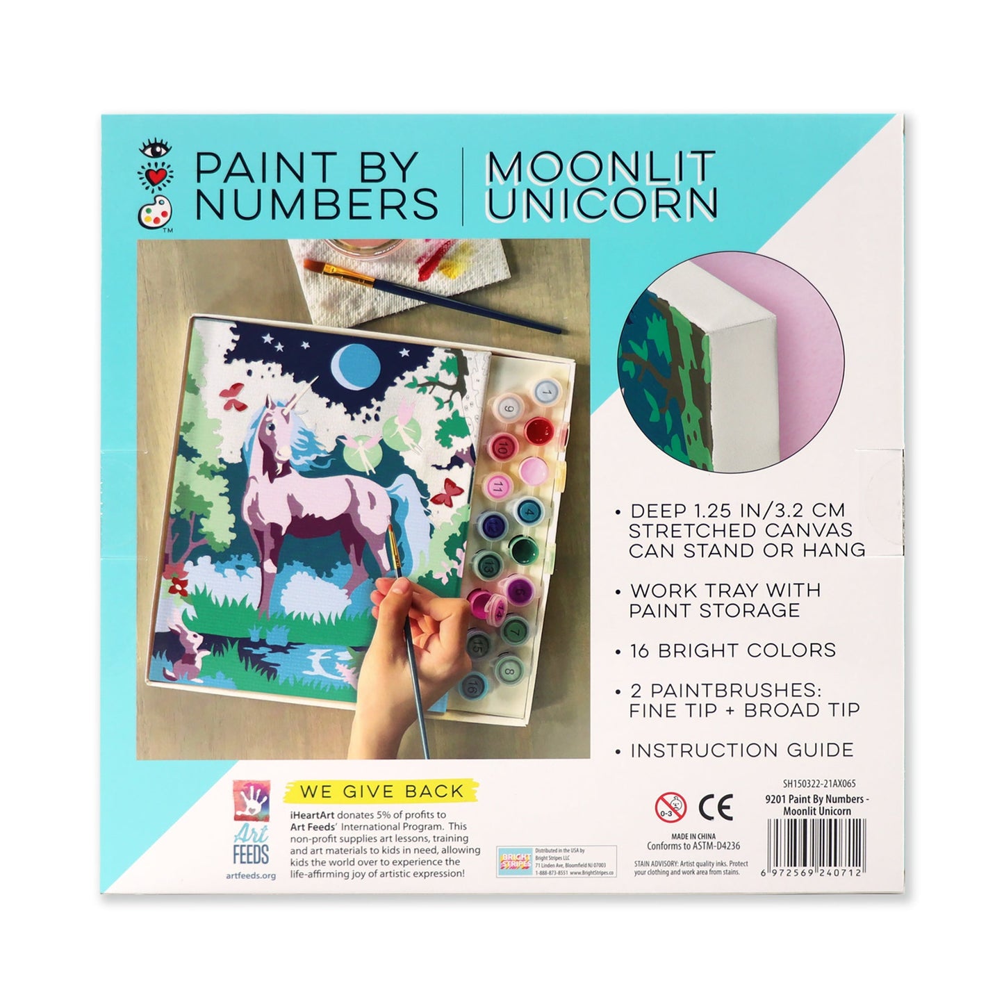 Paint by Numbers Moonlit Unicorn
