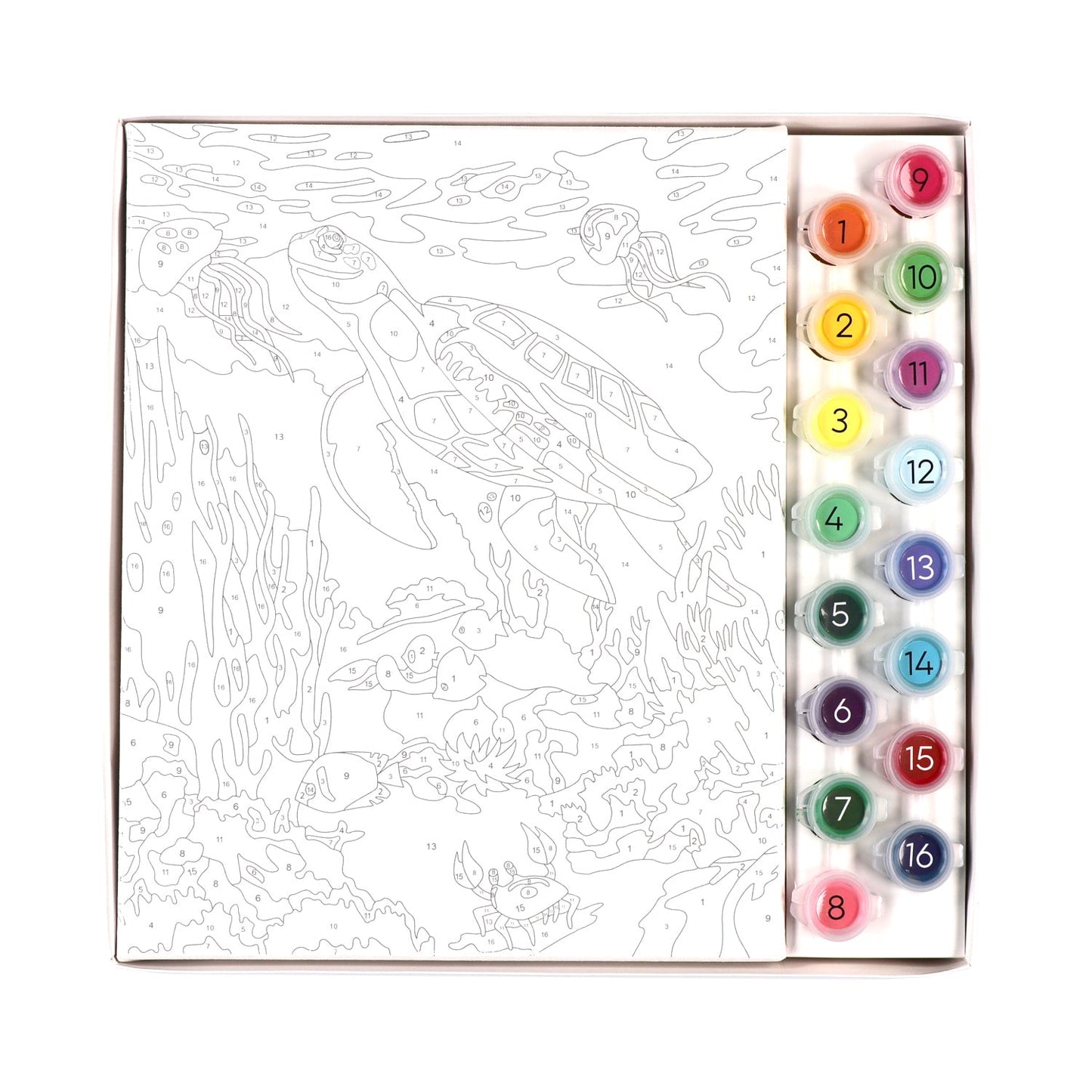 iHeartArt Paint By Numbers - Amazing Ocean – Canvas without coloring and paints.