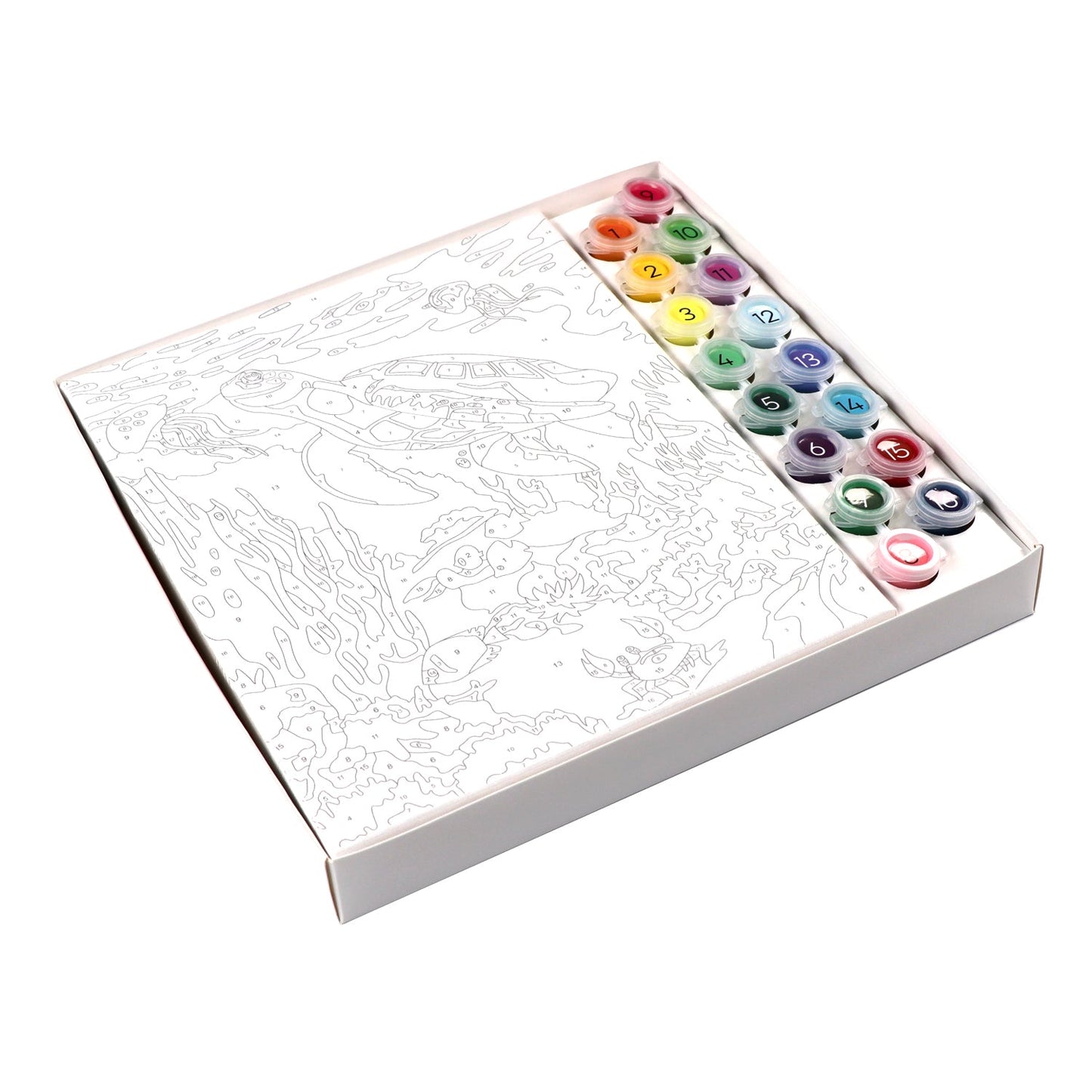 iHeartArt Paint By Numbers - Amazing Ocean – Canvas without coloring