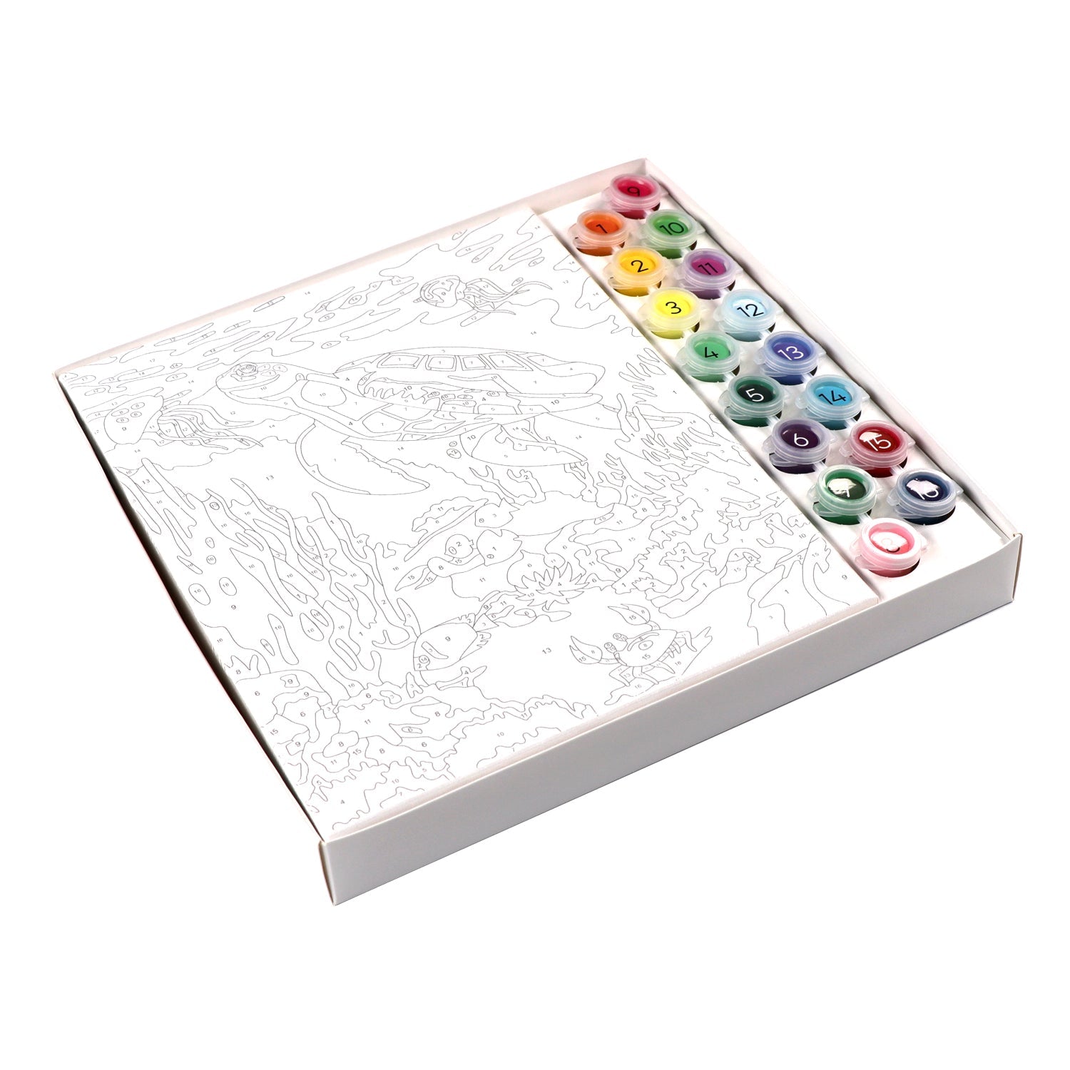 iHeartArt Paint By Numbers - Amazing Ocean – Canvas without coloring