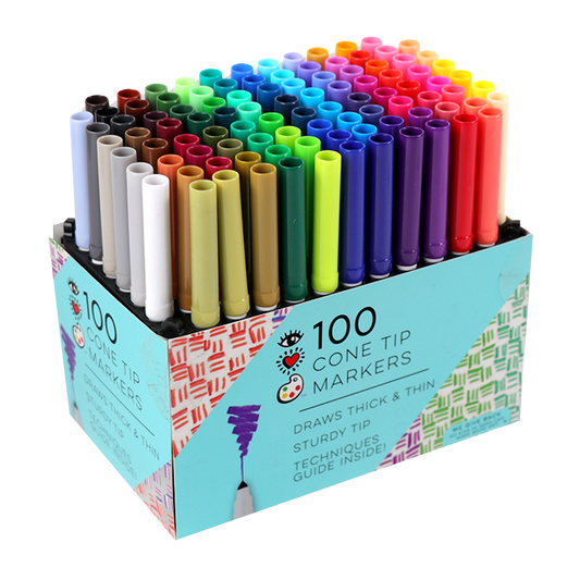 100 Cone Tip Markers