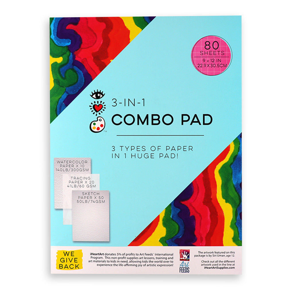 3-in-1 Combo Pad, 9" x 12"
