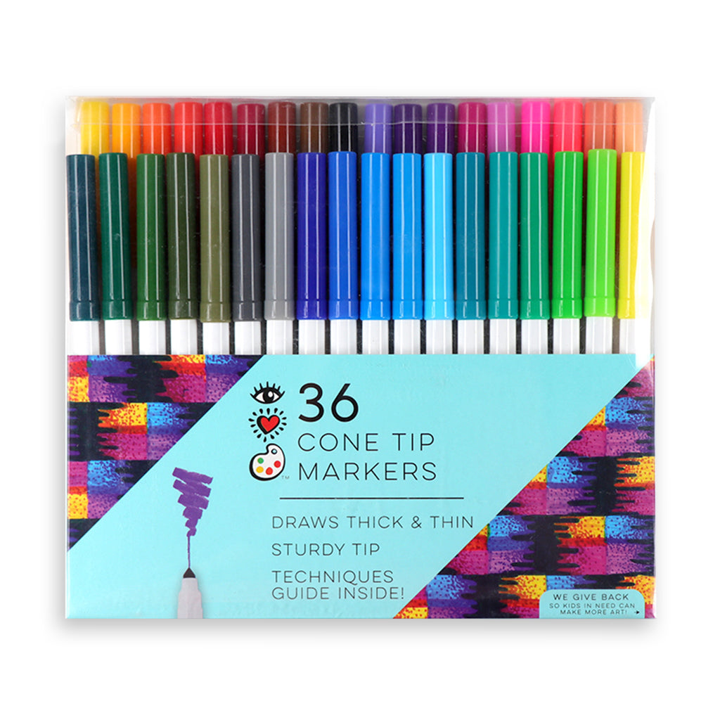 36 Cone Tip markers