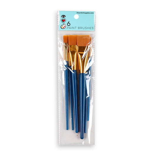 6 Paint Brushes